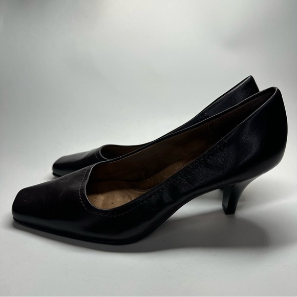 AEROSOLES Envy Heels Shoes Women's Size 8 M Dark Brown Leather Career Office - Picture 6 of 11